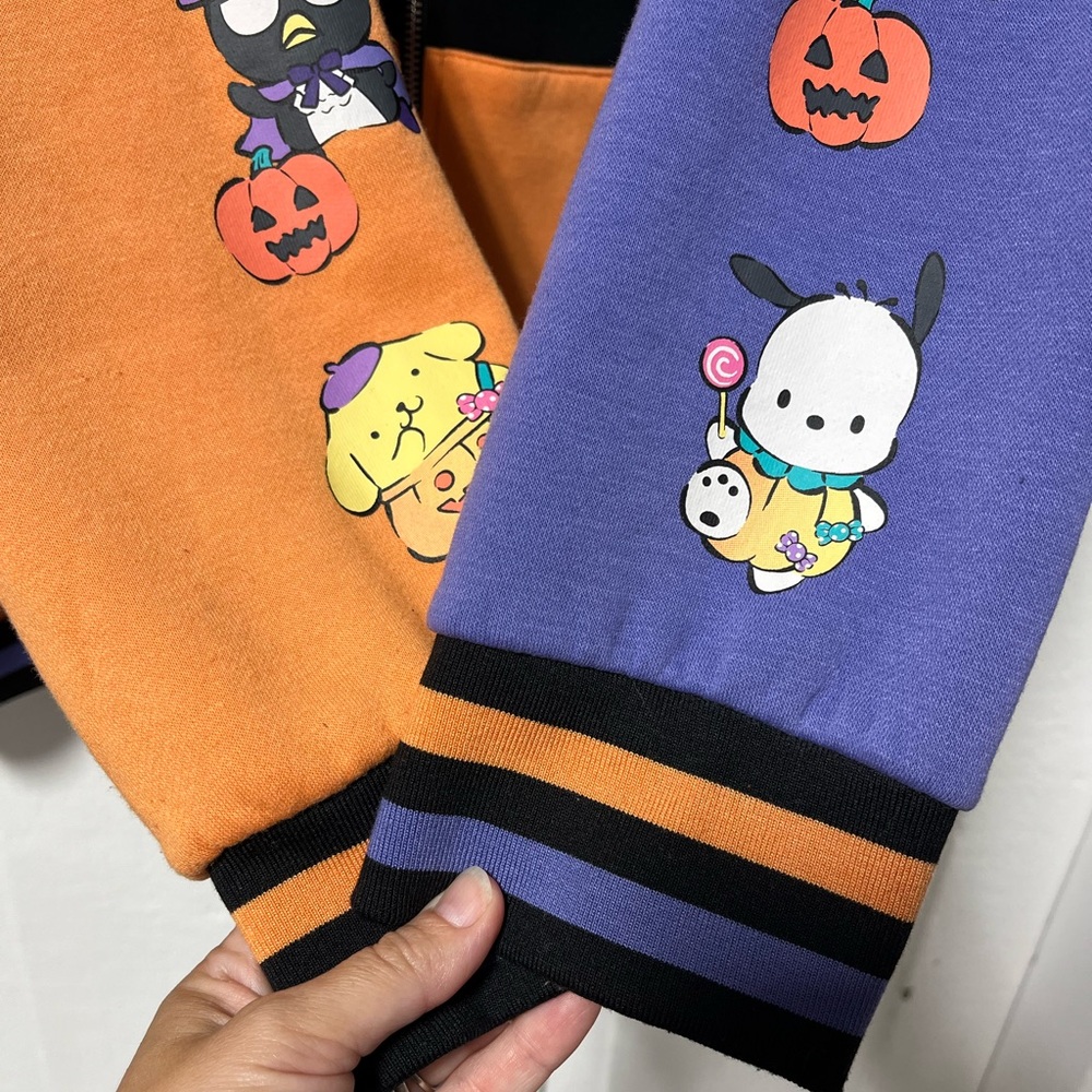 Hello Kitty Sanrio Halloween Color-Block Sweatpant jogger and Hoodie set size XL - Picture 6 of 12